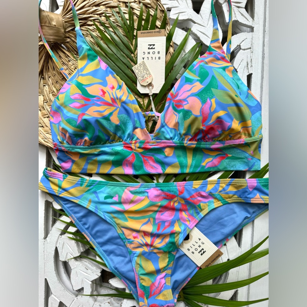 🌸✨ BILLABONG ✨🌸 TROPIC DAZE BIKINI SWIM 2 PIECE SET